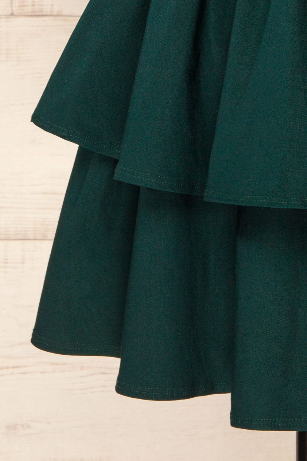 Tallemaja Green | Short Tiered A-Line Dress sold by Boutique 1861 product image thumbnail 7