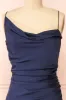 Sevika Navy | Maxi Satin Dress w/ Cowl Neck sold by Boutique 1861