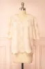 Niah | Oversized Peach Top w/ Embroidery sold by Boutique 1861