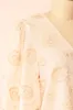 Niah | Oversized Peach Top w/ Embroidery sold by Boutique 1861