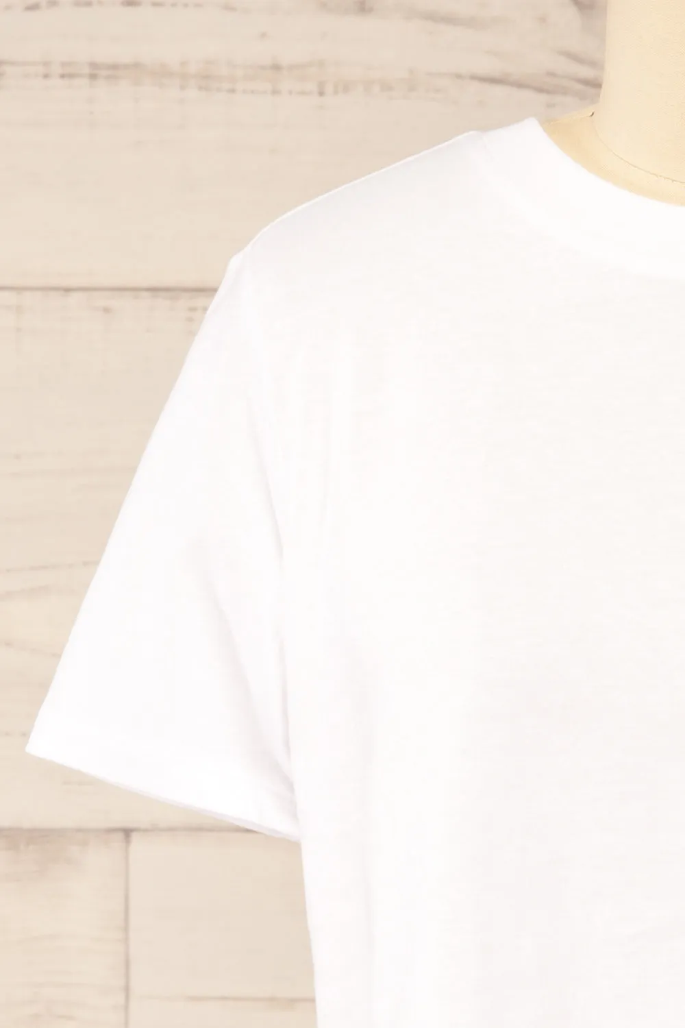 Akita White | Cotton Cropped T-Shirt sold by Boutique 1861 product image thumbnail 2