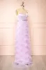 Jurin Lavender | Bustier Maxi Dress w/ Ruffled Tulle sold by Boutique 1861
