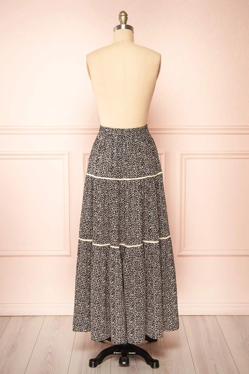 Veriana | Floral Tiered Midi Skirt sold by Boutique 1861 product image thumbnail 5