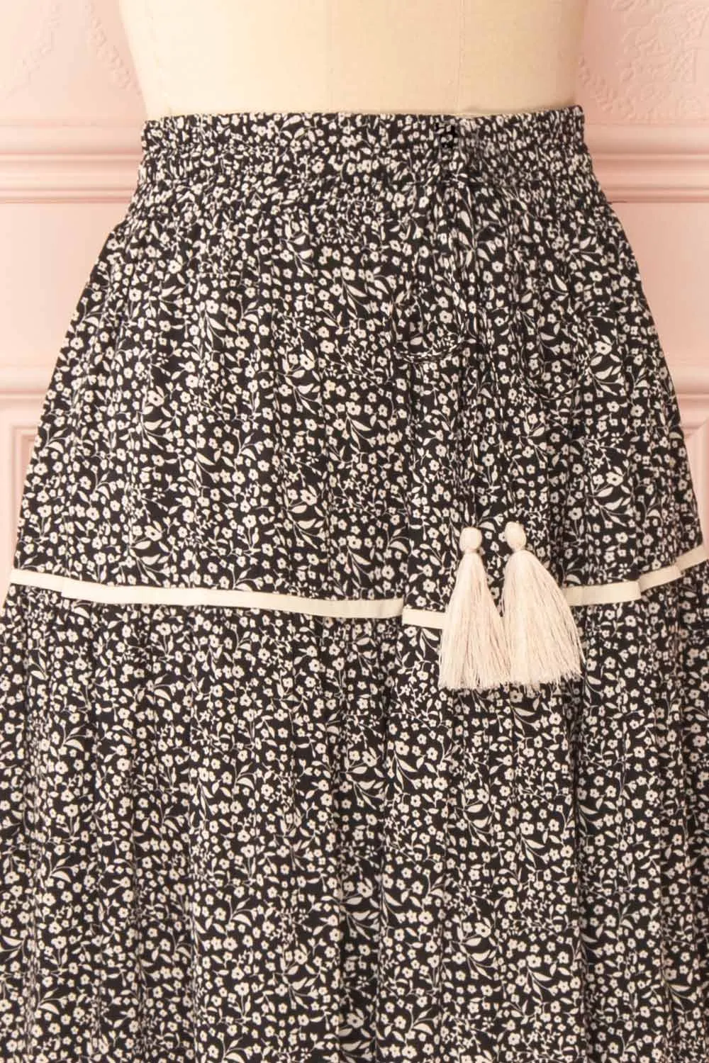 Veriana | Floral Tiered Midi Skirt sold by Boutique 1861 product image thumbnail 4