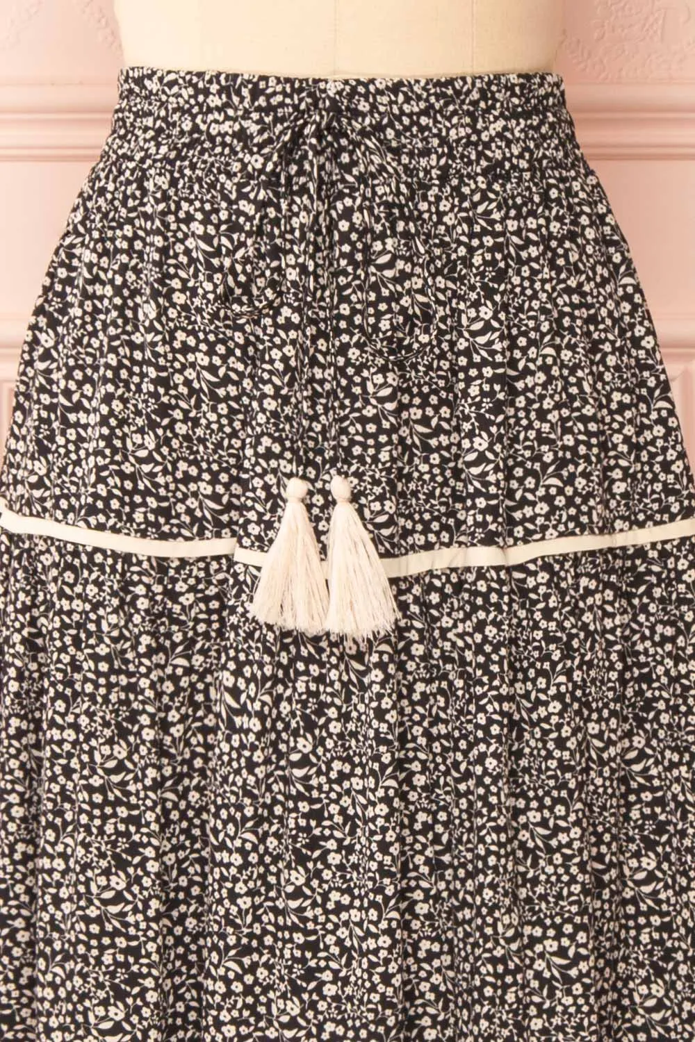 Veriana | Floral Tiered Midi Skirt sold by Boutique 1861 product image thumbnail 2