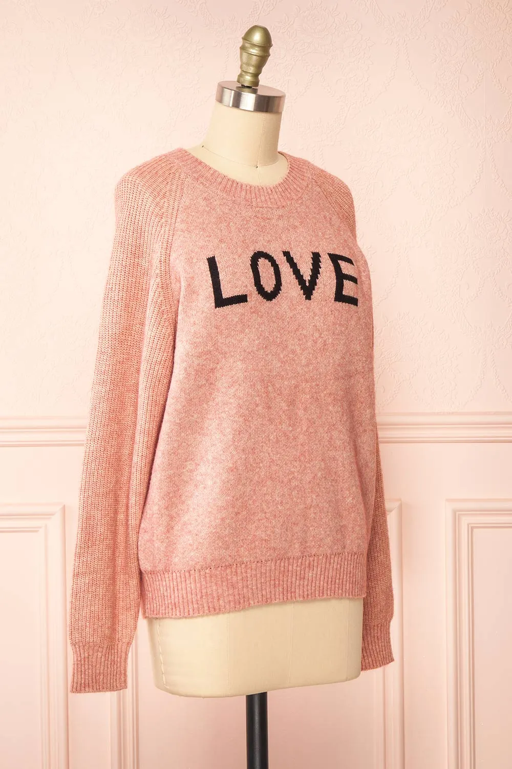 Azalea Pink | Knit Sweater sold by Boutique 1861 product image thumbnail 3