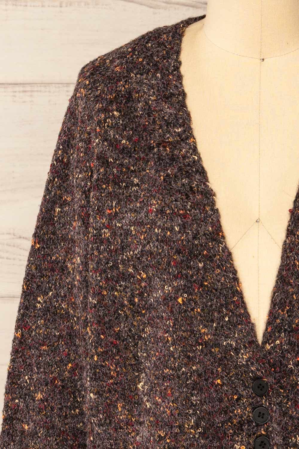 Ciudad | Melange Button-Up Knit Cardigan sold by Boutique 1861 product image thumbnail 2