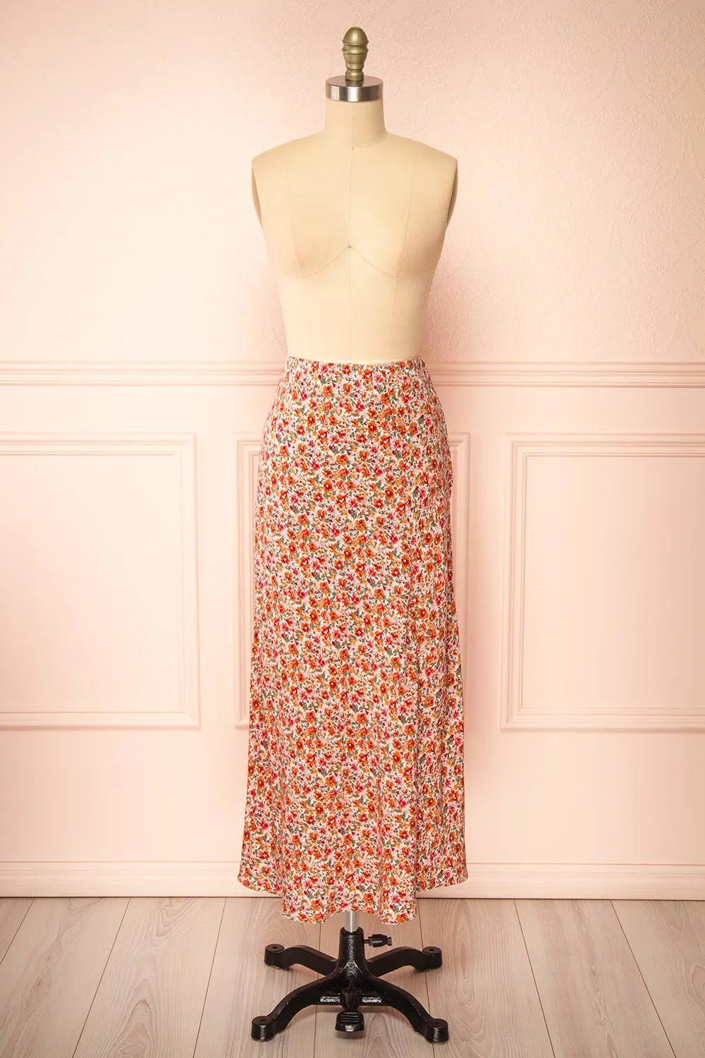 Bithia | Colourful Long Floral Skirt sold by Boutique 1861