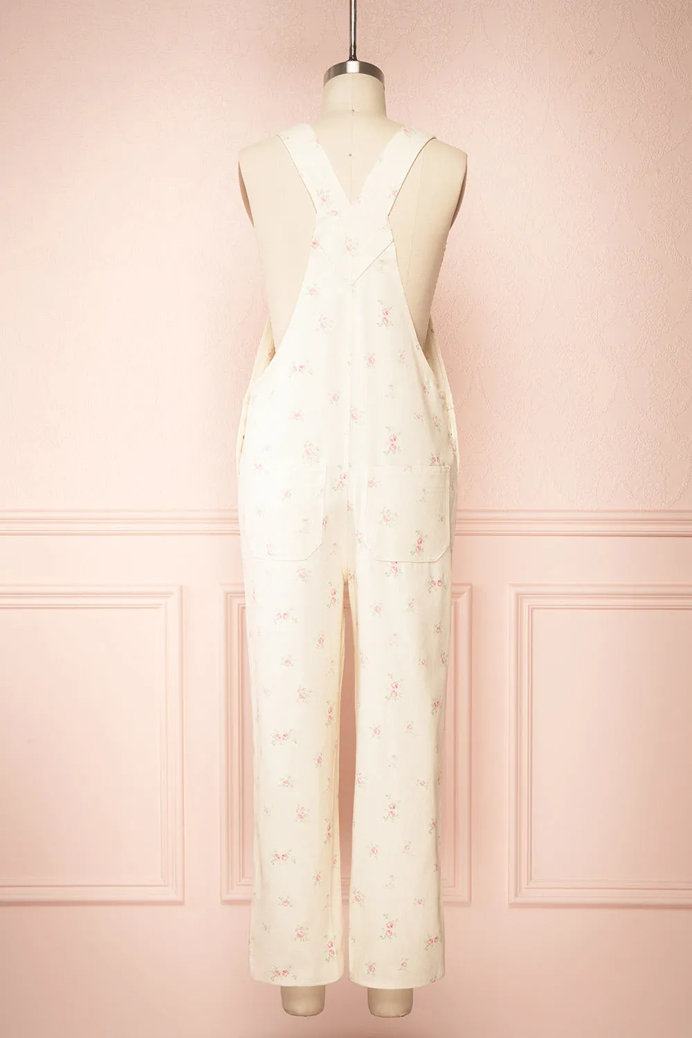 Rowena | Floral Denim Overalls sold by Boutique 1861 product image thumbnail 5