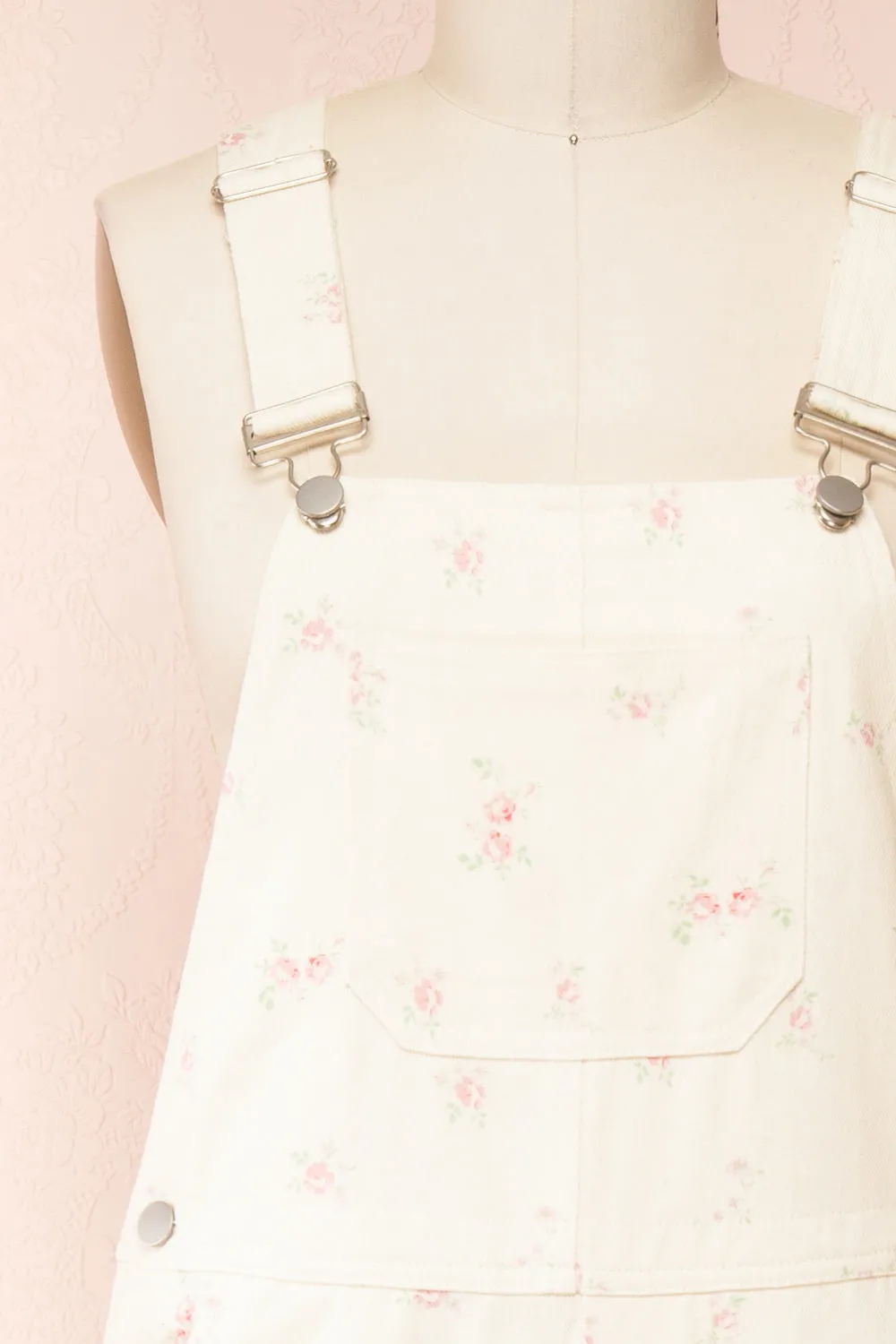 Rowena | Floral Denim Overalls sold by Boutique 1861 product image thumbnail 2