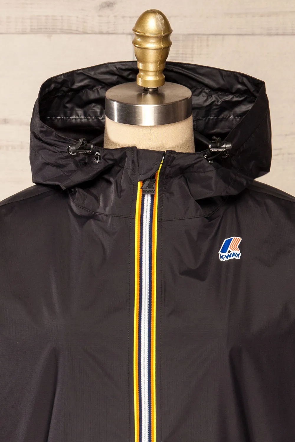 Zamora Black | Packable Rain Jacket sold by Boutique 1861 product image thumbnail 4