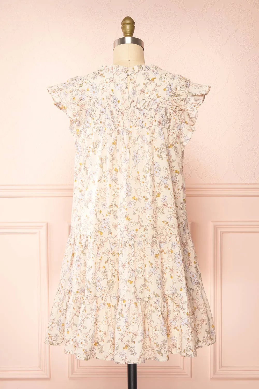 Lerona | Short Floral Dress w/ Ruffles sold by Boutique 1861 product image thumbnail 5