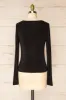 Kotidien | Black Sheer Top w/ Cowl Neckline sold by Boutique 1861