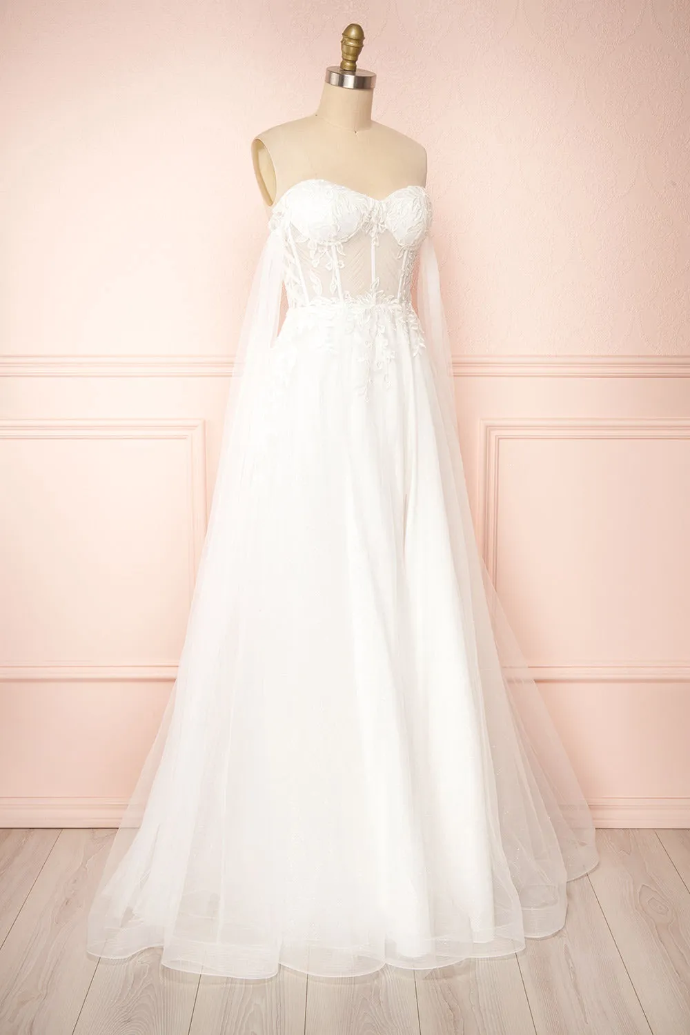 Cossette | Strapless Corset Maxi Dress sold by Boutique 1861 product image thumbnail 5