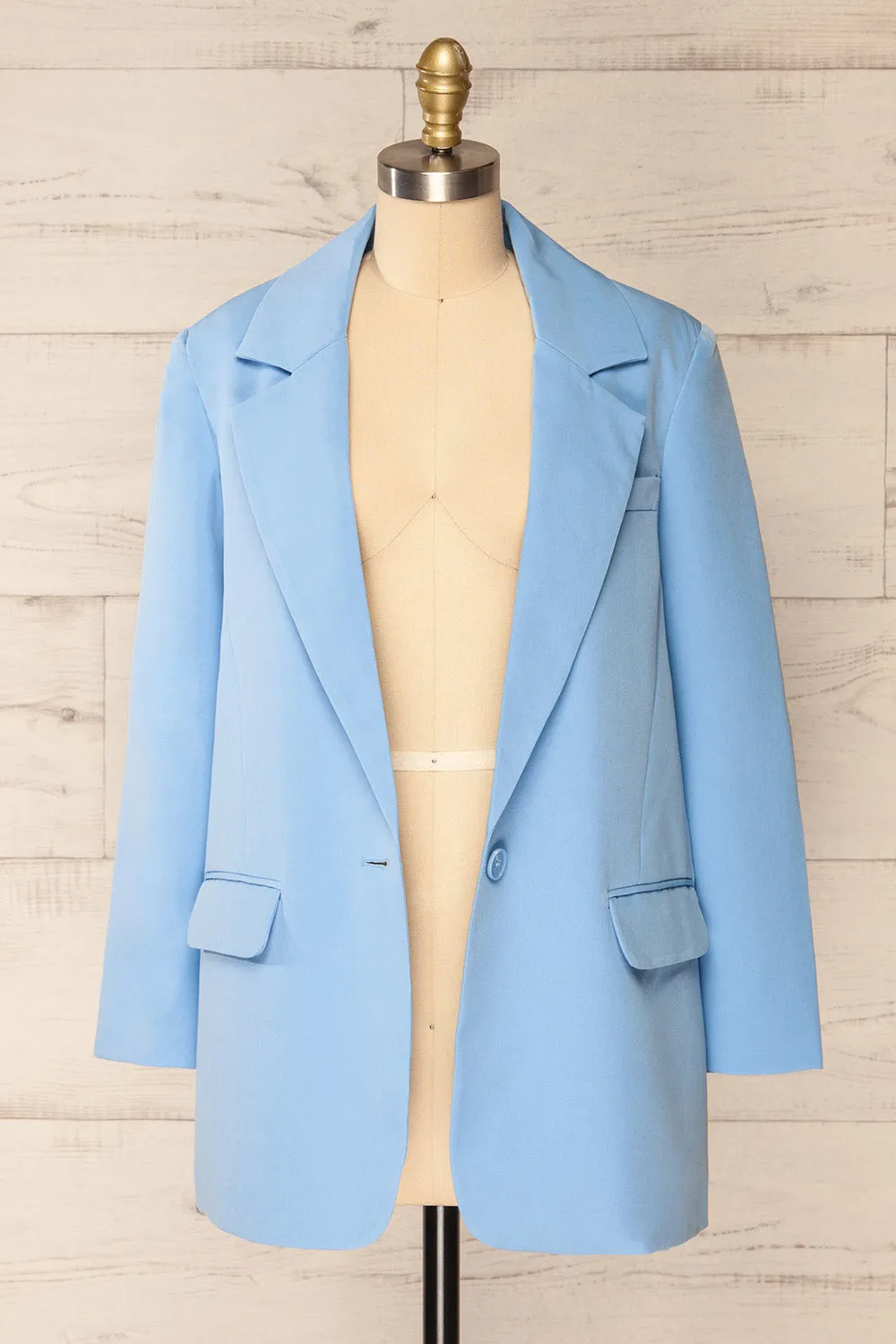 Weston Blue | Oversized Blazer sold by Boutique 1861 product image thumbnail 3