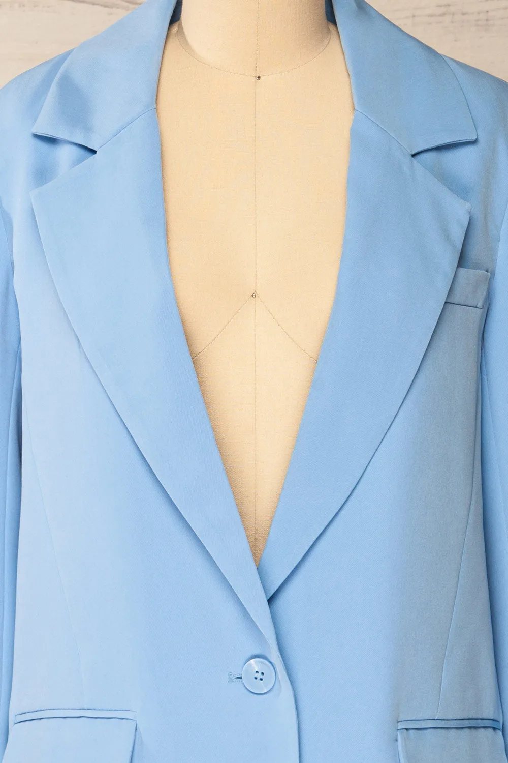 Weston Blue | Oversized Blazer sold by Boutique 1861 product image thumbnail 4