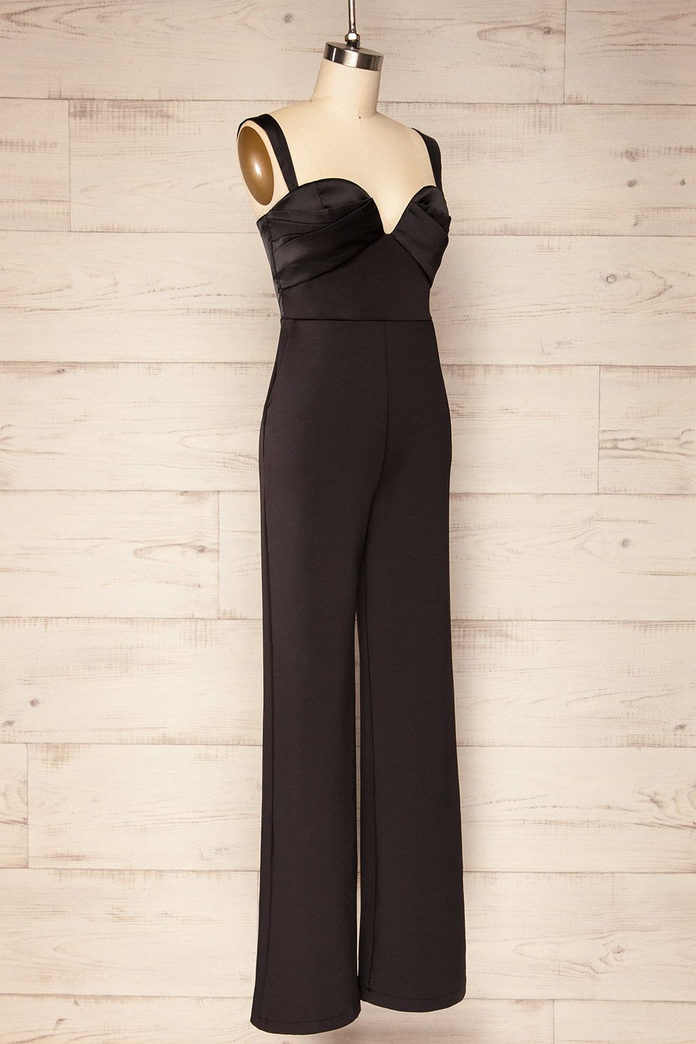 Willow Black | Sleeveless Bustier Jumpsuit sold by Boutique 1861 product image thumbnail 3