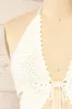 Flos Ivory | Crochet Crop Top sold by Boutique 1861
