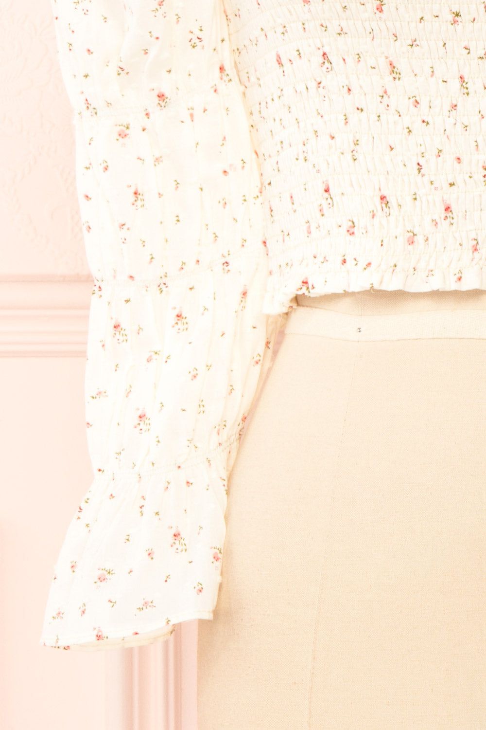 Orithyia | Floral Crop Top w/ Square Neckline sold by Boutique 1861 product image thumbnail 8