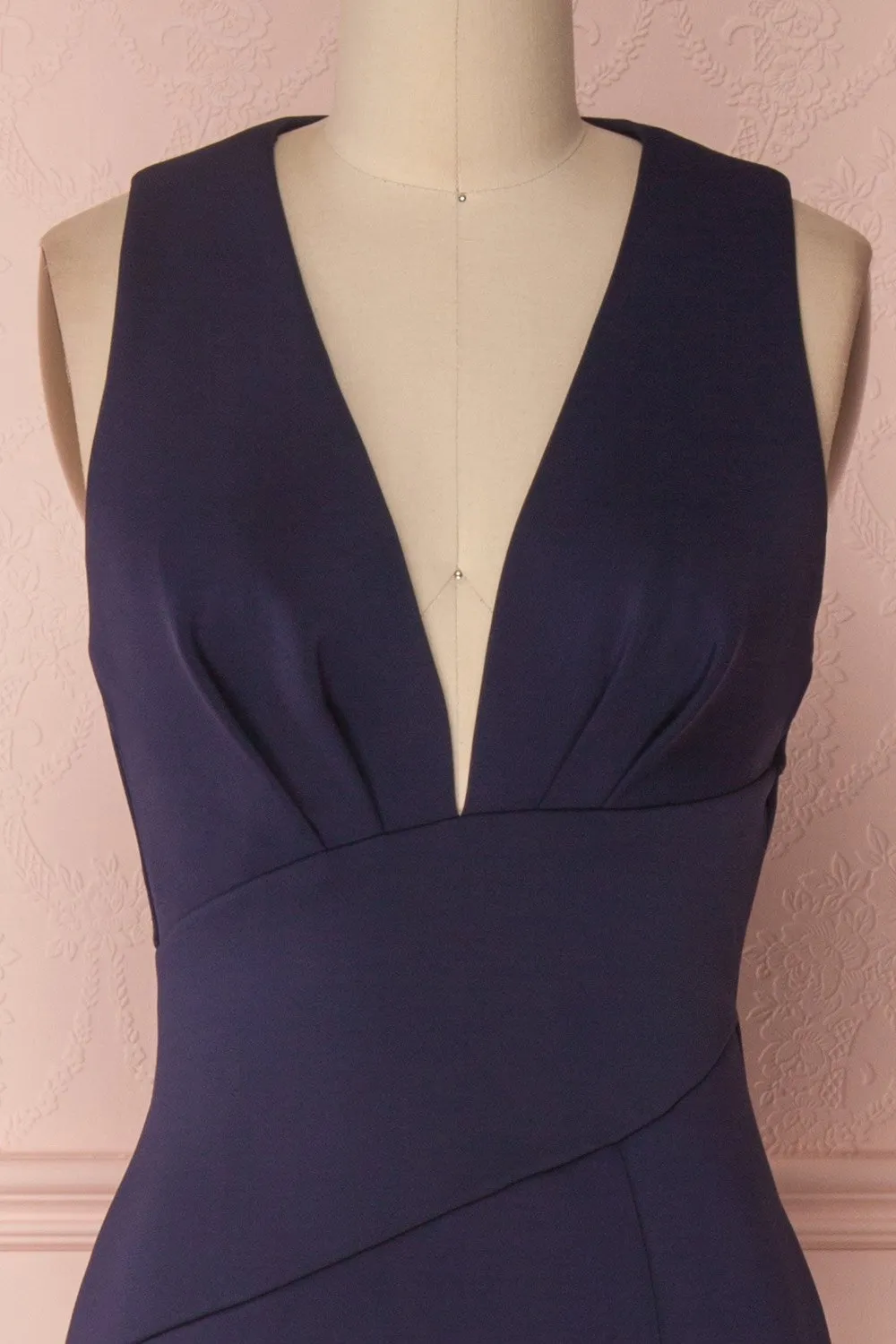 Camila Sea | Navy Blue Mermaid Gown sold by Boutique 1861 product image thumbnail 3