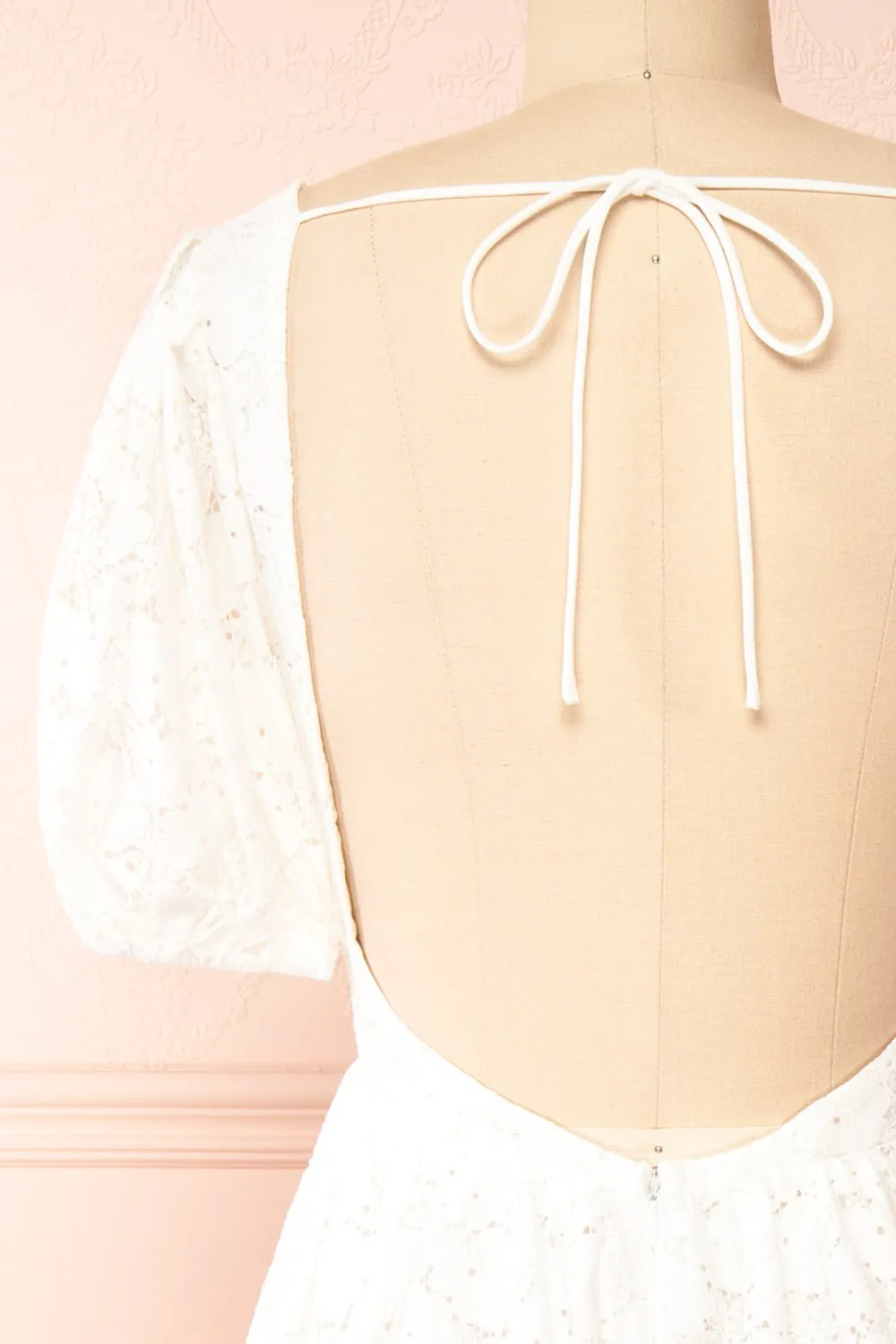 Ezgi | Openwork Floral Midi Dress sold by Boutique 1861 product image thumbnail 2