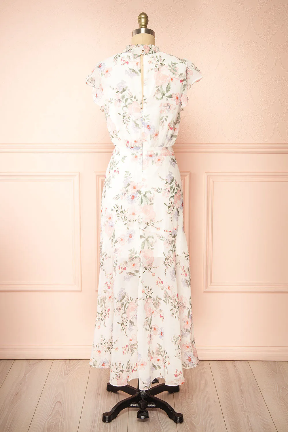Wavyla | Midi Sleeveless Floral Dress sold by Boutique 1861 product image thumbnail 5