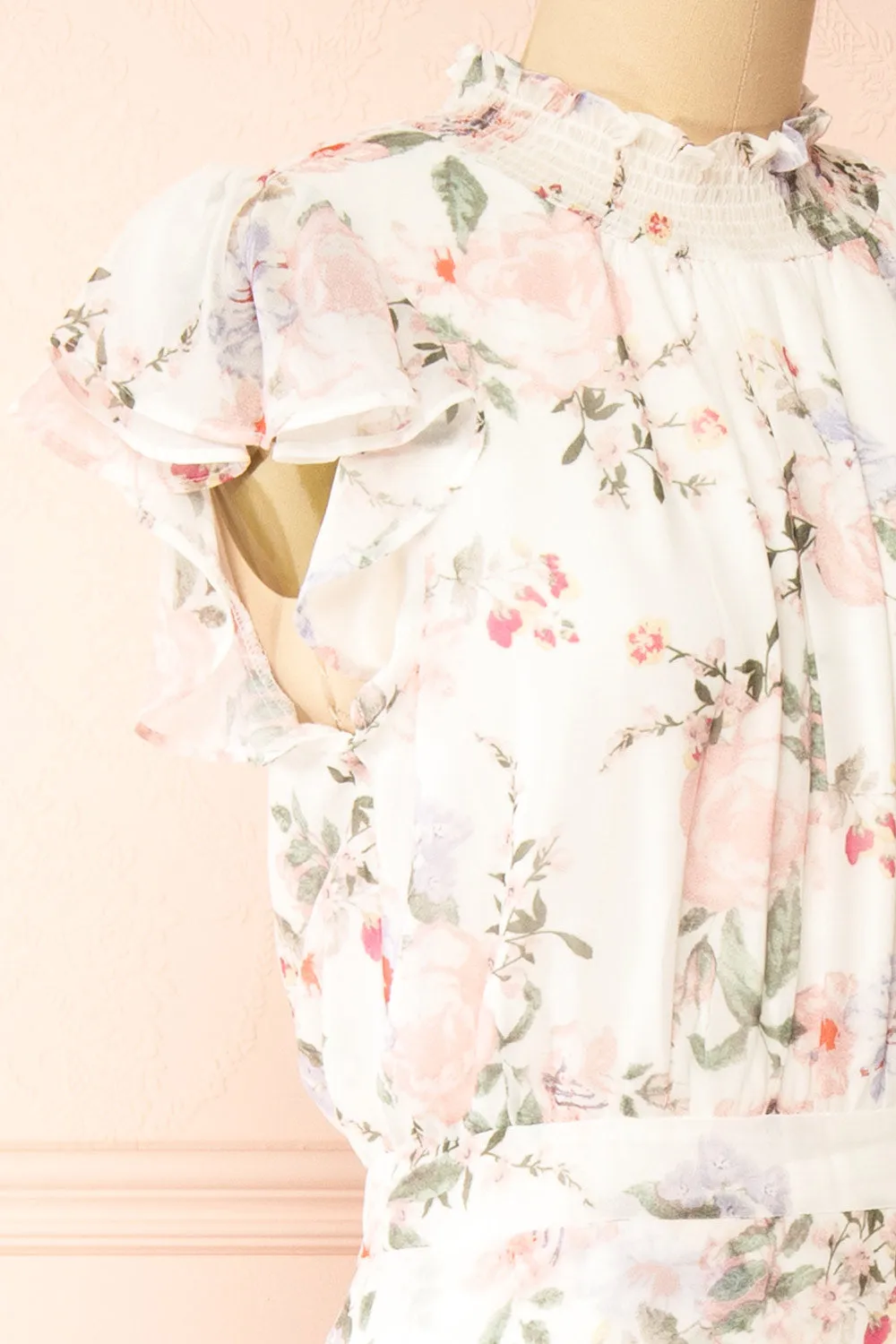 Wavyla | Midi Sleeveless Floral Dress sold by Boutique 1861 product image thumbnail 4