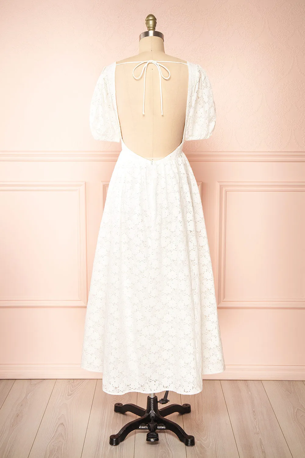 Wavyla | Midi Sleeveless Floral Dress sold by Boutique 1861