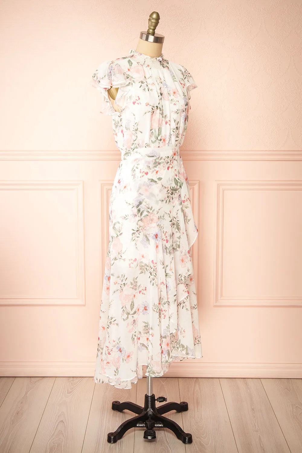 Wavyla | Midi Sleeveless Floral Dress sold by Boutique 1861 product image thumbnail 3