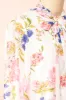 Safa | Floral Chiffon Blouse w/ Bow Collar sold by Boutique 1861
