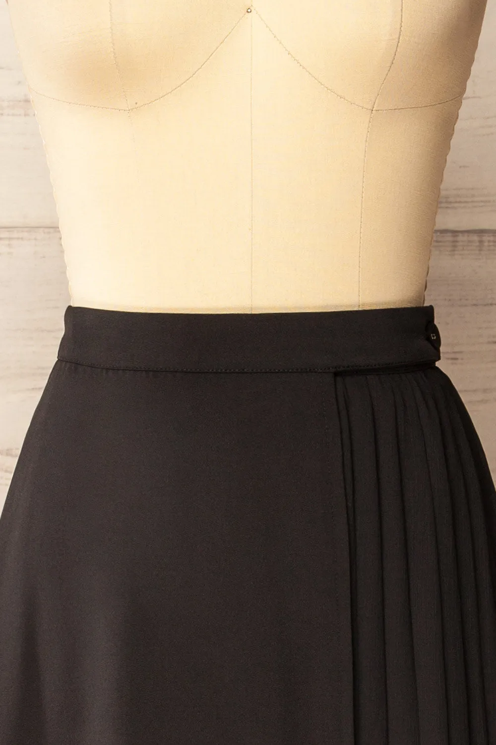 Nelson | Pleated Midi Black Skirt sold by Boutique 1861 product image thumbnail 2