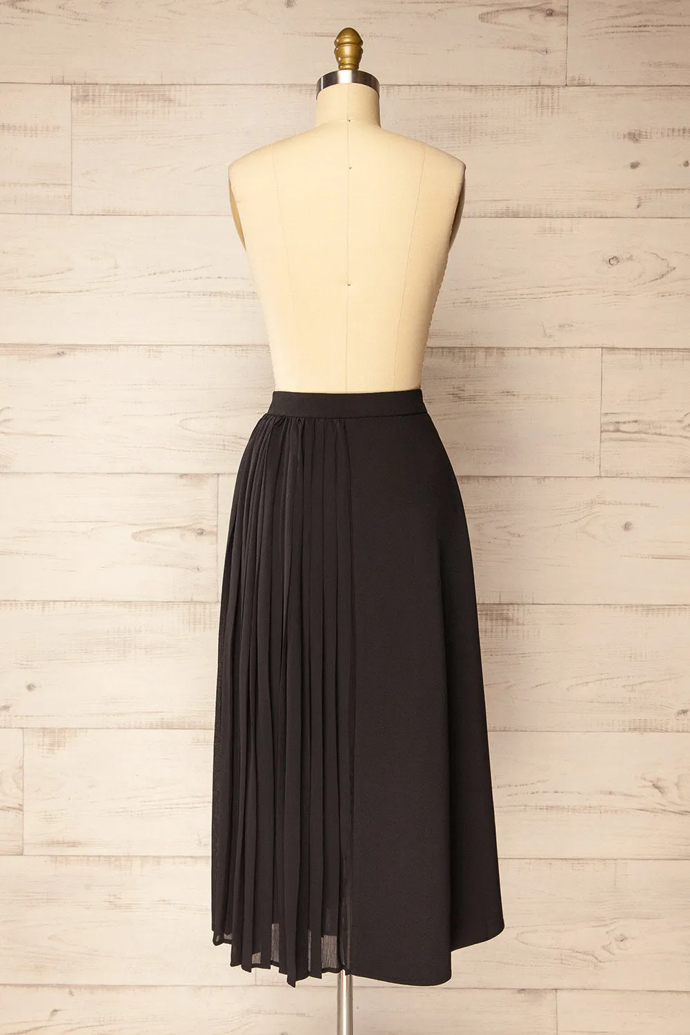 Nelson | Pleated Midi Black Skirt sold by Boutique 1861 product image thumbnail 5