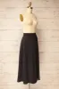 Nelson | Pleated Midi Black Skirt sold by Boutique 1861