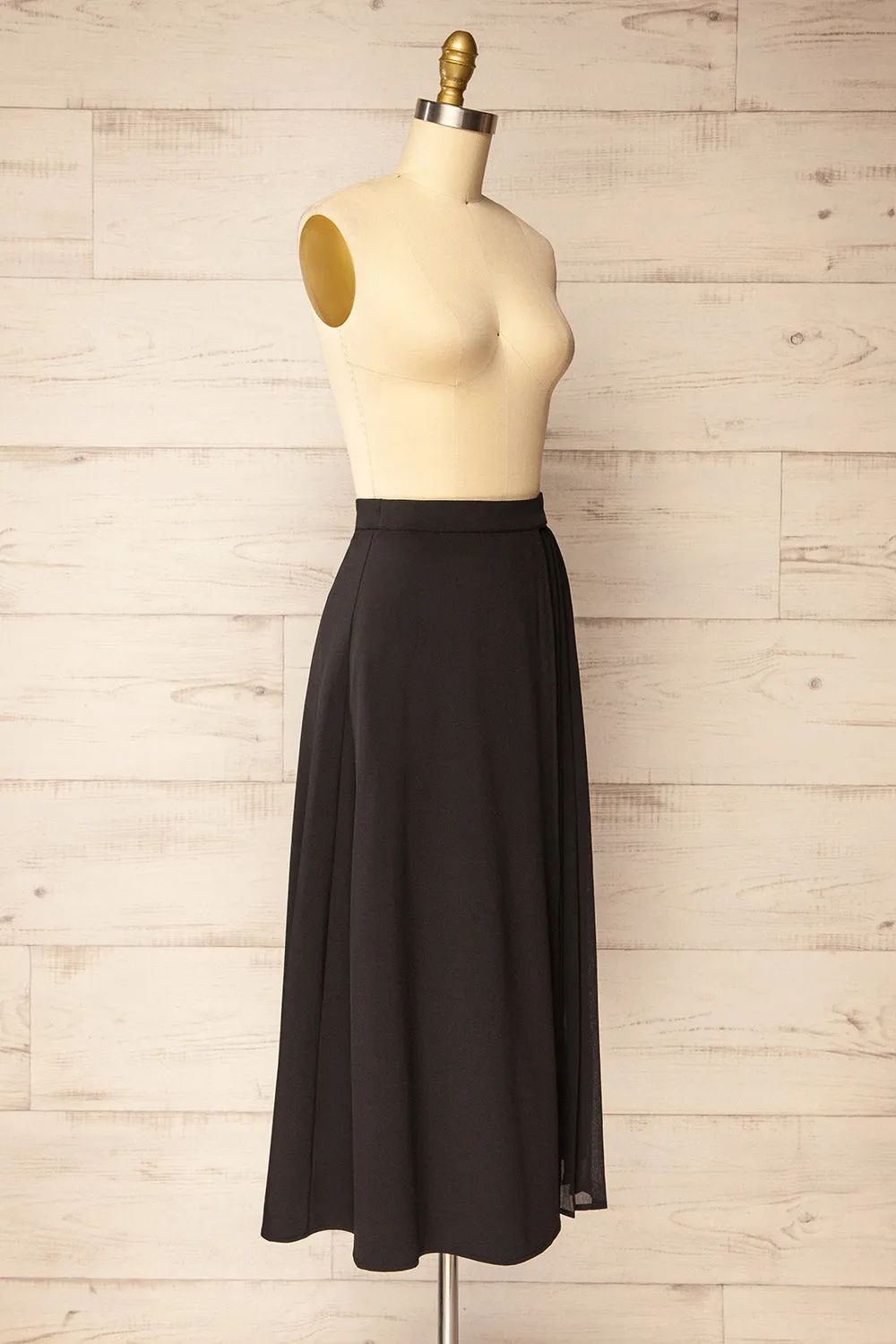 Nelson | Pleated Midi Black Skirt sold by Boutique 1861 product image thumbnail 3