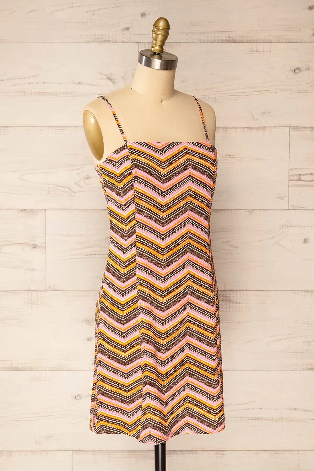 Mirmande Stripes | Short Dress w/ Thin Straps sold by Boutique 1861 product image thumbnail 4