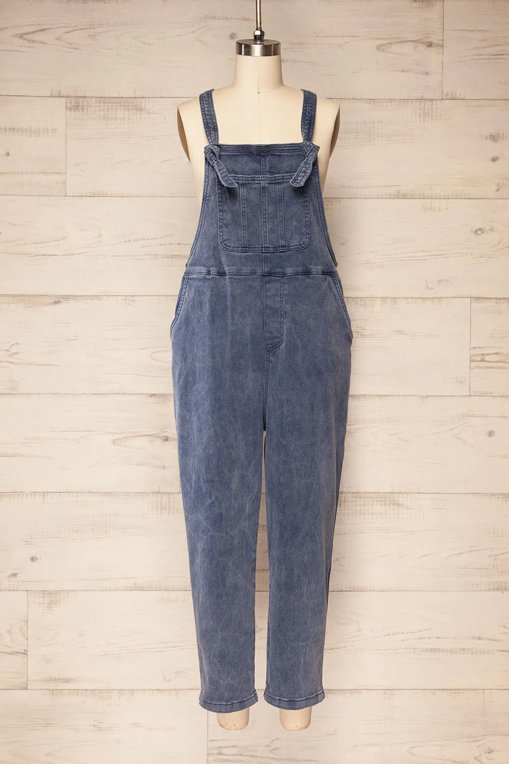 Missenden Blue Grey | Denim Overalls sold by Boutique 1861