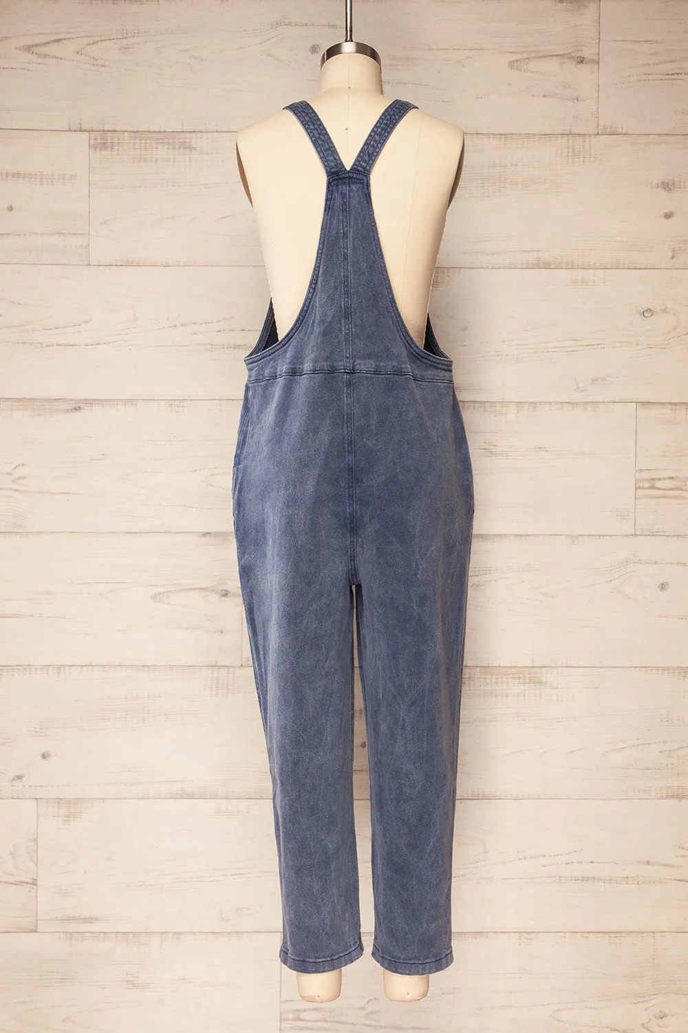 Missenden Blue Grey | Denim Overalls sold by Boutique 1861 product image thumbnail 5