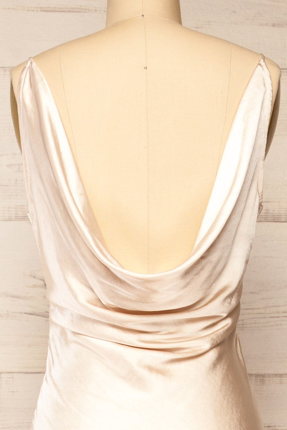 Mychkine | Champagne Midi Dress w/ Slit sold by Boutique 1861 product image thumbnail 2