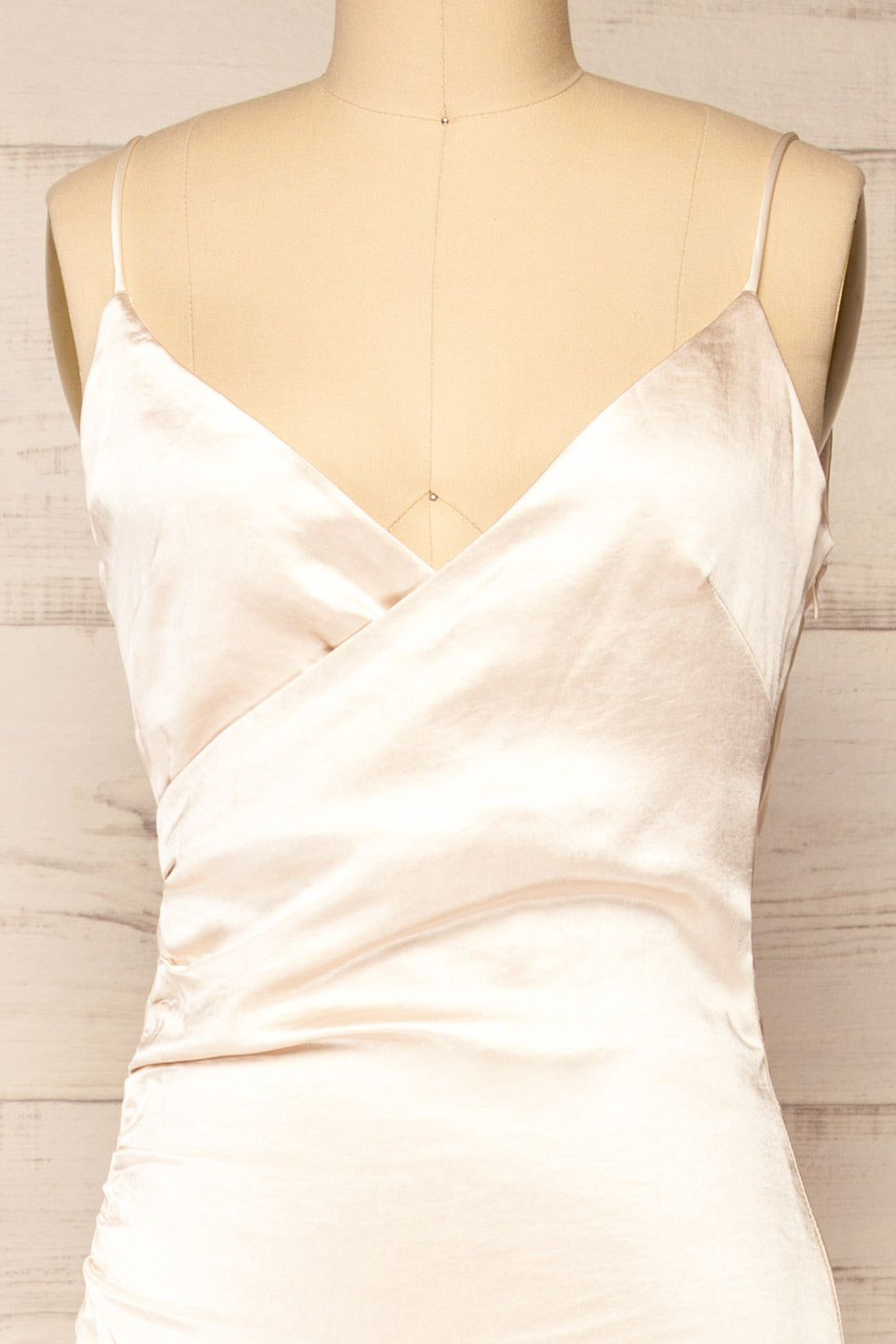Mychkine | Champagne Midi Dress w/ Slit sold by Boutique 1861 product image thumbnail 4