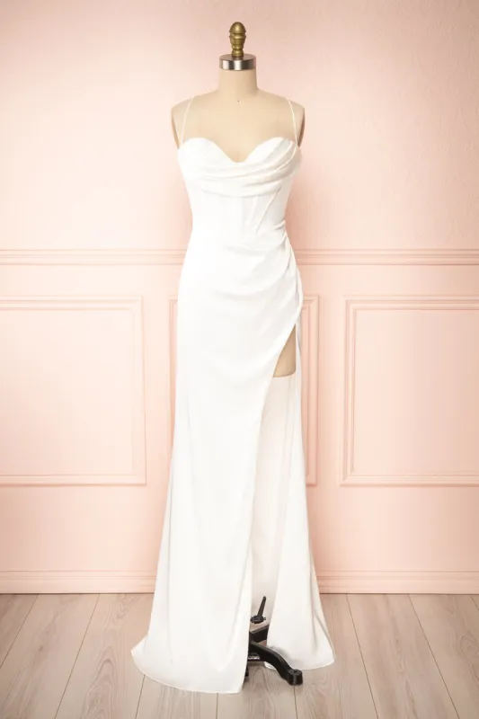 Lakesha | Corset Bridal Maxi Dress sold by Boutique 1861