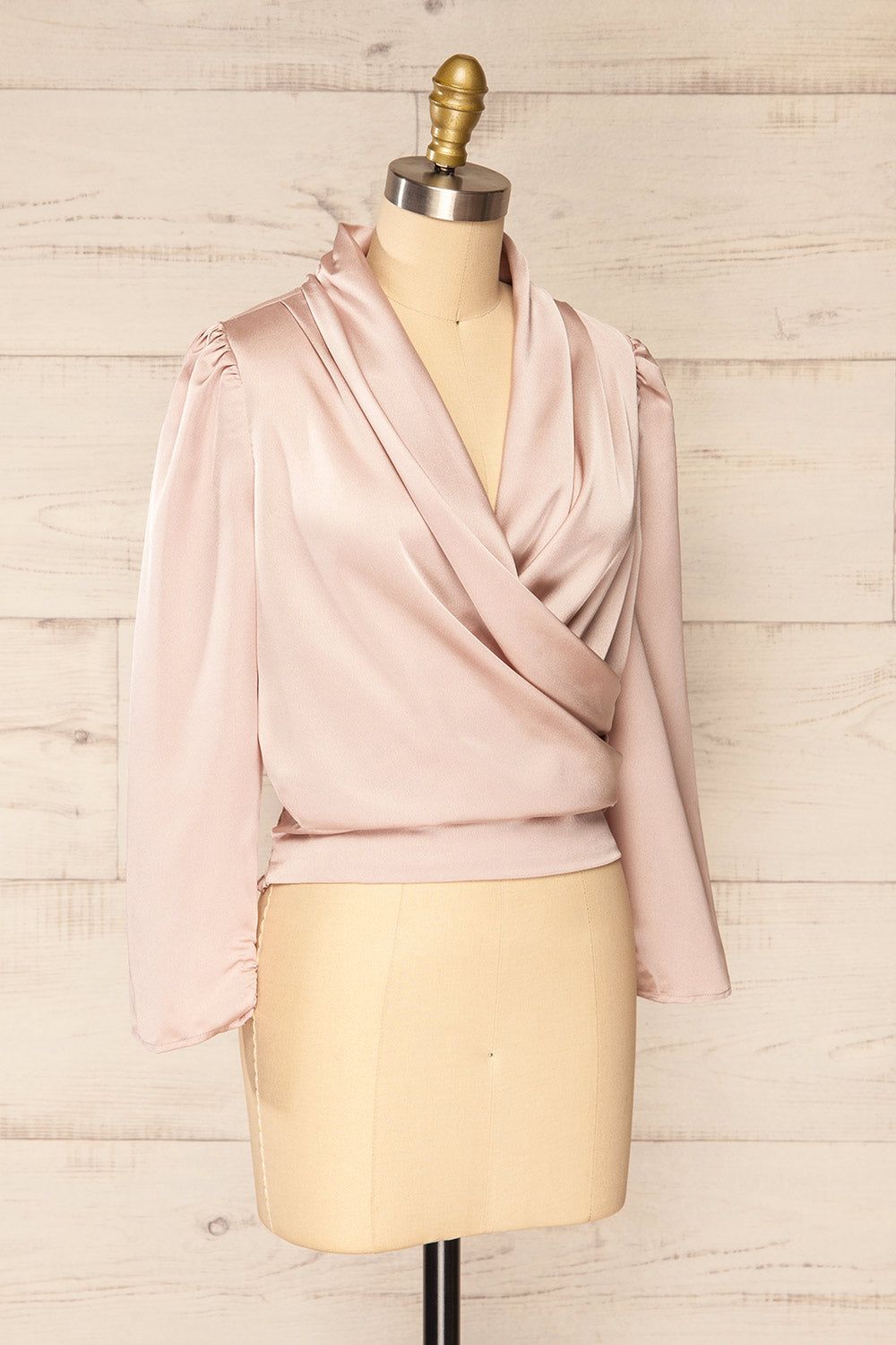 Sigvard | Satin V-Neck Blouse sold by Boutique 1861 product image thumbnail 3
