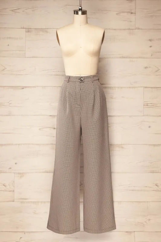 Scarborough | Oversized Pants w/ Houndstooth Pattern sold by Boutique 1861