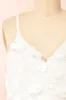Marssia | Short White Dress w/ Floral Appliqué sold by Boutique 1861