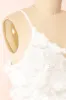Marssia | Short White Dress w/ Floral Appliqué sold by Boutique 1861