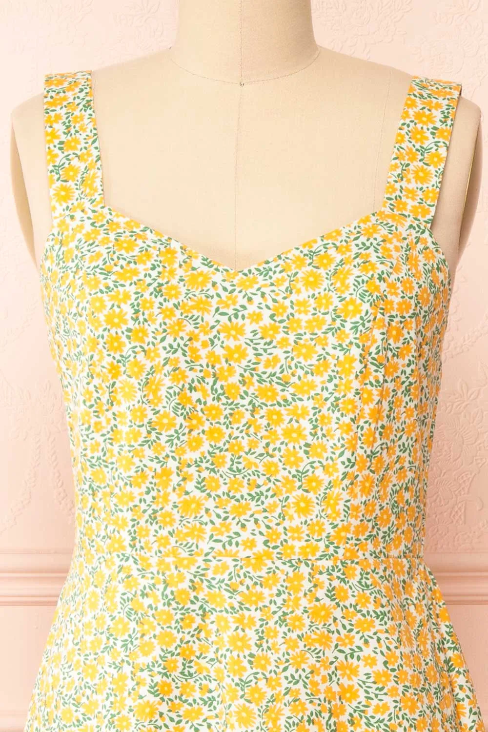 Roselys | Orange Floral Midi Dress sold by Boutique 1861 product image thumbnail 2