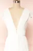 Leony Ivory | V-Neck Chiffon Maxi Dress sold by Boutique 1861