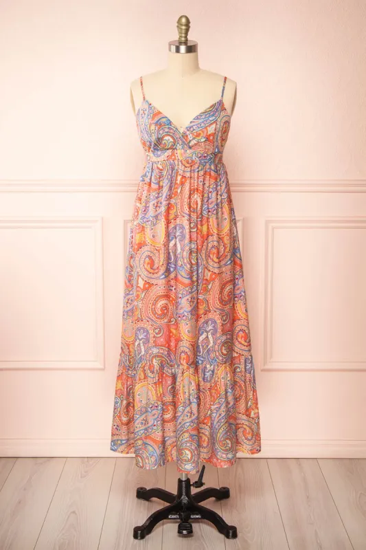 McKinley | Paisley Midi Dress sold by Boutique 1861