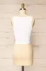 Brutus White | Square Neck Cropped Cami sold by Boutique 1861