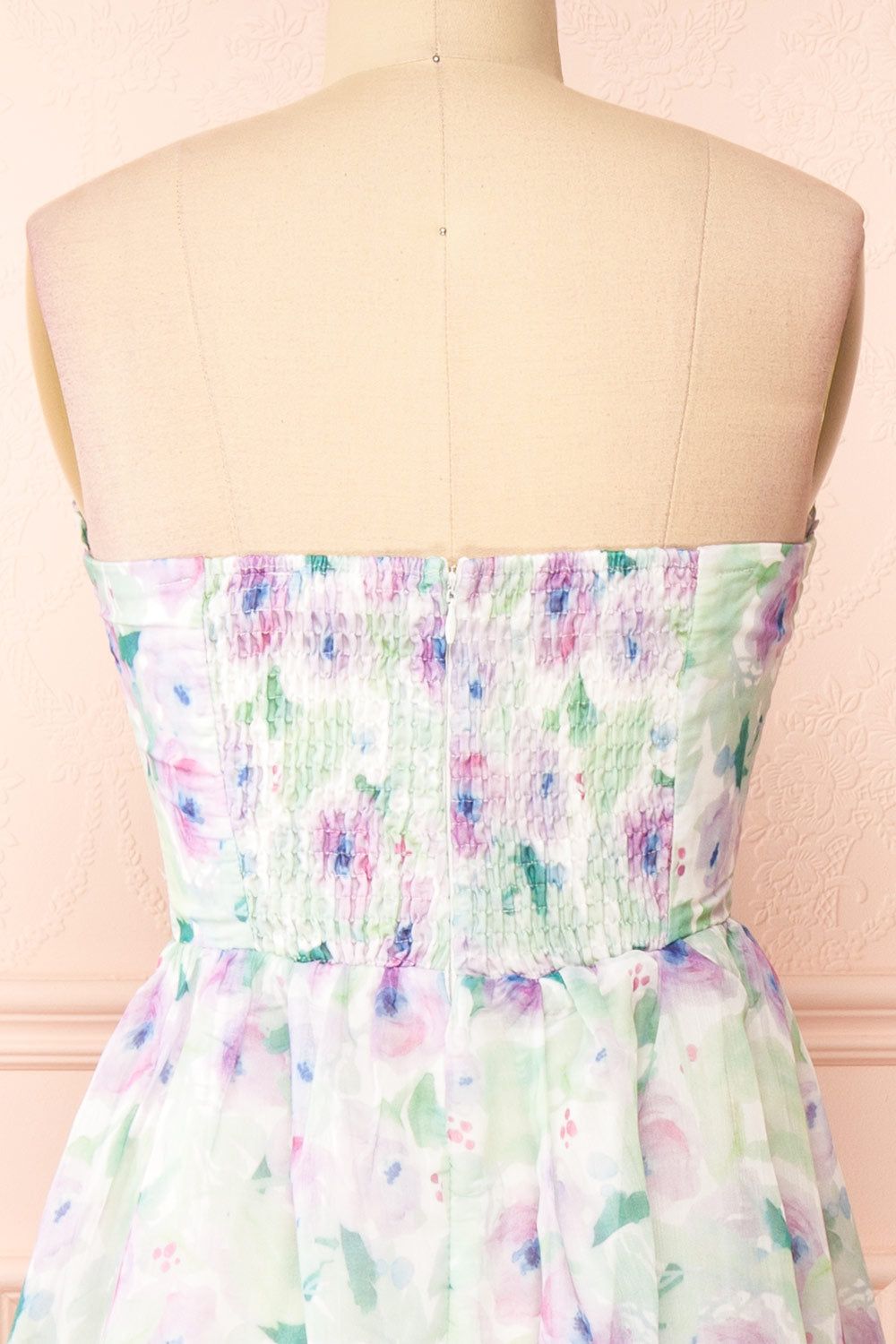 Junny | Bustier Floral Midi Dress sold by Boutique 1861 product image thumbnail 8