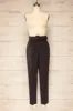 Compostelle | Black High-Waisted Pants sold by Boutique 1861